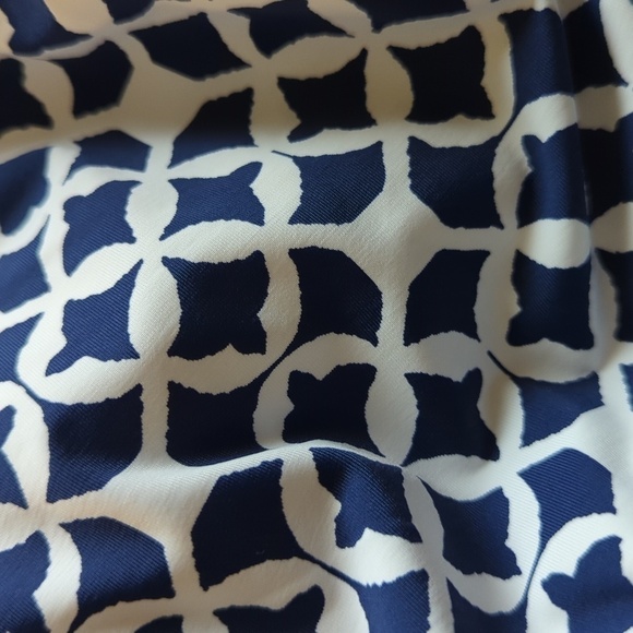 Athena Women's Coastal Geo Print One Piece Swimsuit Blue White NWOT Size 10 - Picture 15 of 16